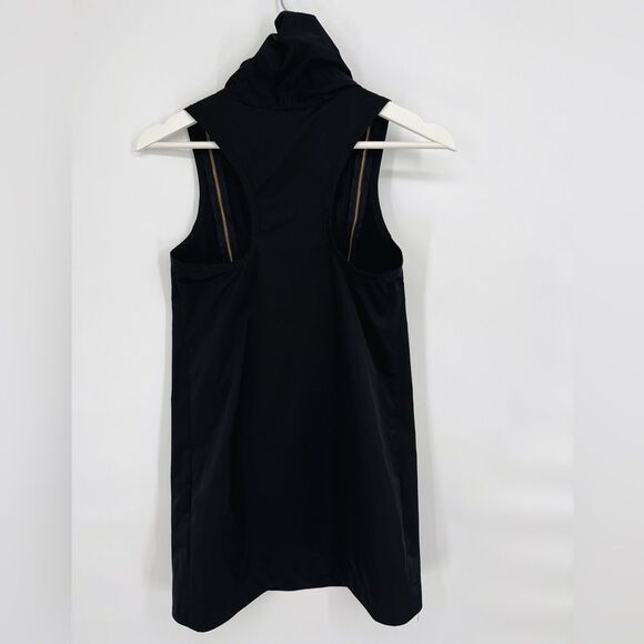 Camilla and Marc Black Funnel Neck Sleeveless Zipper Dress Sz 2 - Picture 3 of 8